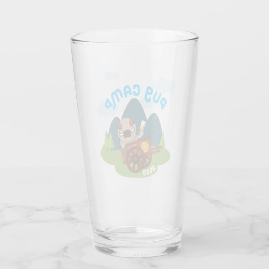 Pug Camp 2023 Glas (Achterkant)