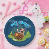 Pug Camp 2023 Papieren Bordje (Feest)