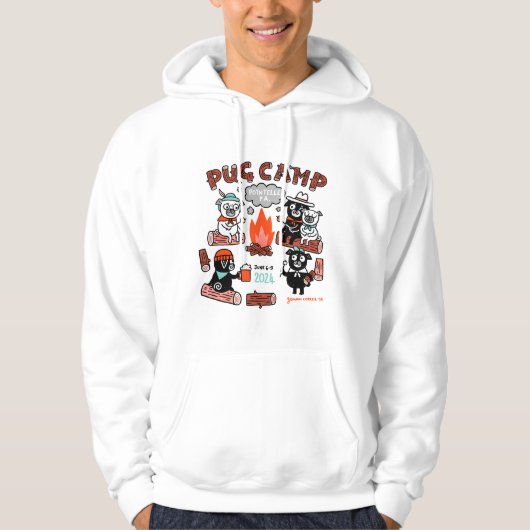 Pug Camp 2024 Hoodie (Voorkant)
