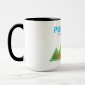 Pug Camp Coffee Tea Mok (Links)