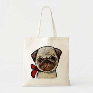 Pug canvas tas Leuke pug pug van de