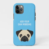 Pug Case-Mate iPhone Case (Achterkant)