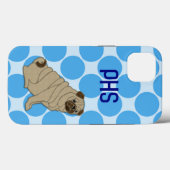 pug Case-Mate iPhone case (Achterkant (horizontaal))