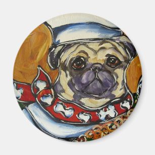 Pug Chef Magneet