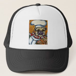 Pug Chef Trucker Pet