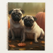 Pug Chiot Délice d'Automne Citrouille (Devant)