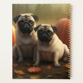 Pug Chiot Délice d'Automne Citrouille (Dos)