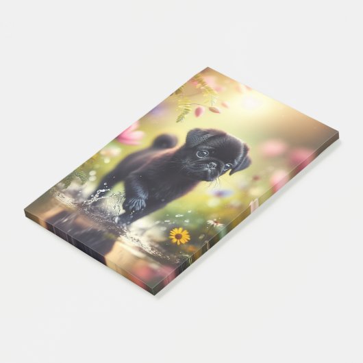 Pug chiot Post-it® Notes (Incliné)