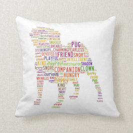 Pug Cloud Pillow Kussen