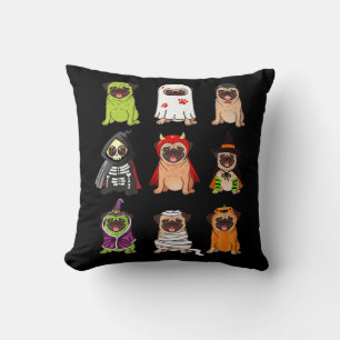 Pug Collectie Happy Pugoween Halloween Spooky Cos Kussen