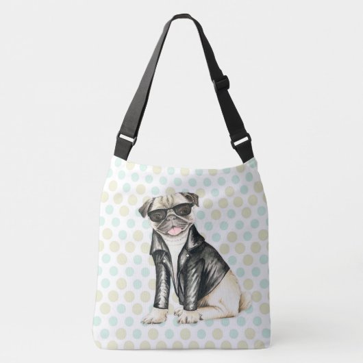 Pug Crossbody Tas (Voorkant)