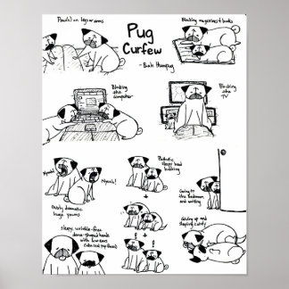 Pug Curpaar Poster