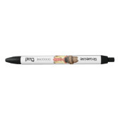 Pug Dad Zwarte Inkt Pen (Voorkant)