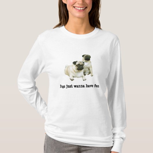 Pug Dames Shirt (Voorkant)