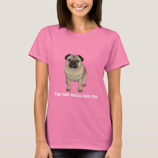 Pug Dames Shirt (Voorkant)