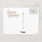 Pug de Kaart van Kerstmis van Lola (Achterkant)