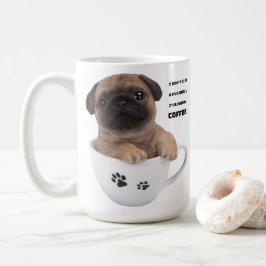 Pug de Mok van de Koffie