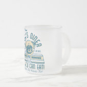 Pug Diner 50s  Retro Mokken (flauwte) (Voorkant rechts)