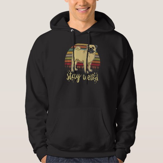 Pug Dog  20 Hoodie (Voorkant)