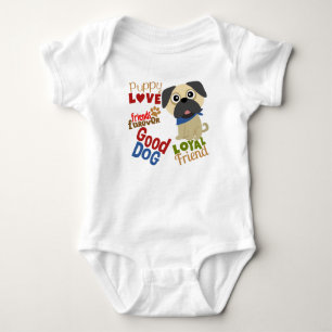 Pug Dog Best Friend Romper