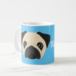 Pug Dog Coffee Mok