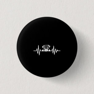 Pug Dog Cute Pug Face Ronde Button 3,2 Cm