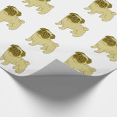 Pug Dog Design Cadeaupapier (Hoek)