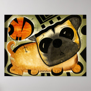 Pug Dog dk_2005aug8o Poster
