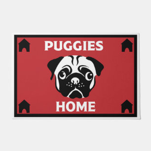 Pug Dog Eigenaars Home Deurmat