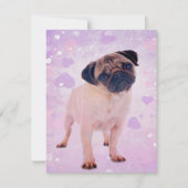 Pug Dog Kaart (Voorkant)