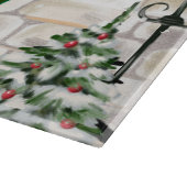 Pug Dog Kerstmis Snijplank (Hoek)