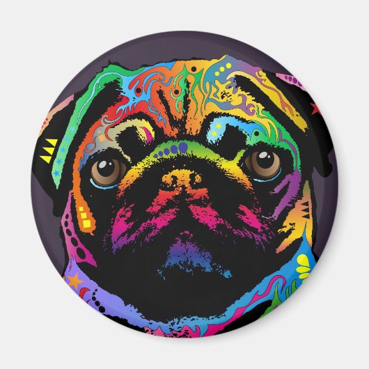 Pug Dog Magneet (Voorkant)