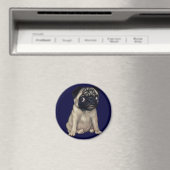 Pug Dog Magnet Magneet (Insitu (Vaatwasser))
