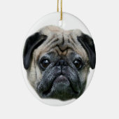 Pug dog ornamnet keramisch ornament (Rechts)