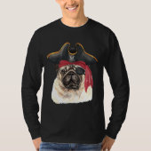 Pug Dog Pirate Classic T-shirt 210 (Voorkant)