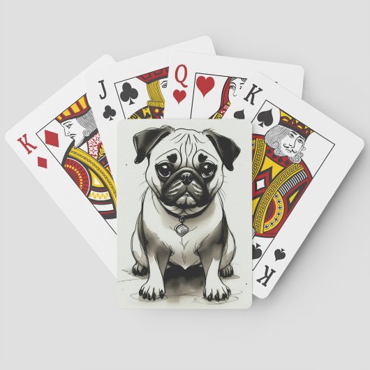 Pug Dog Pokerkaarten