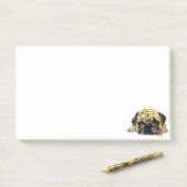 Pug Dog Post-it® notes (Op bureau)