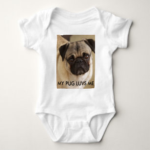 PUG DOG PUP ROMPER