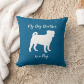 Pug Dog Puppy Baby shower Kussen (Deken)