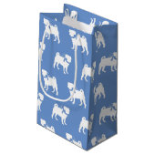 Pug Dog Puppy Klein Cadeauzakje (Achterkant Gekanteld)