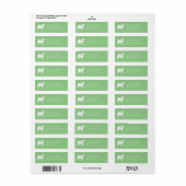 Pug Dog Puppy Label (Full Sheet)