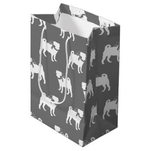 Pug Dog Puppy Medium Gift Bag Cadeauzakje