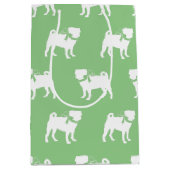 Pug Dog Puppy Medium Gift Bag Medium Cadeauzakje (Voorkant)