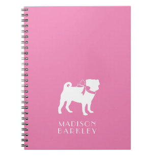 Pug Dog Puppy Notebook Notitieboek