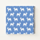 Pug Dog Puppy Notitieboek (Achterkant)