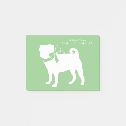 Pug Dog Puppy Post-it Notes (Voorkant)