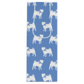 Pug Dog Puppy Wijn Cadeautas (Voorkant)