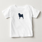 Pug Dog Silhouette | Cool Pug Lover's (Voorkant)