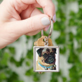 Pug Dog  Sleutelhanger (Hand)