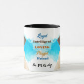 Pug Dog Trouwe Vriend Mok (Midden)